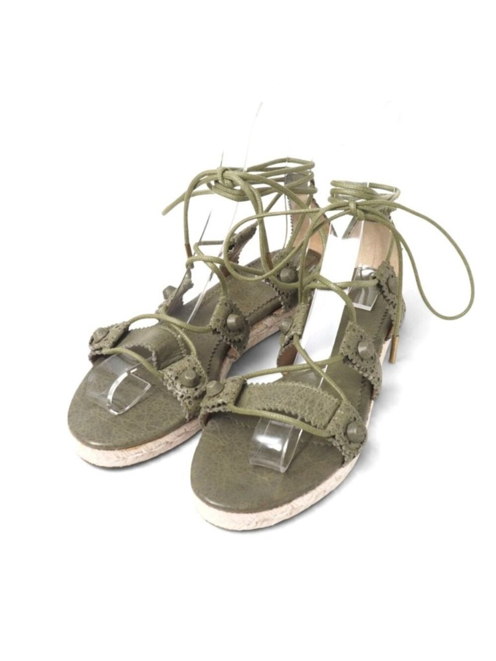 Balenciaga Sandals Gladiatorsandals Lace-up Jute